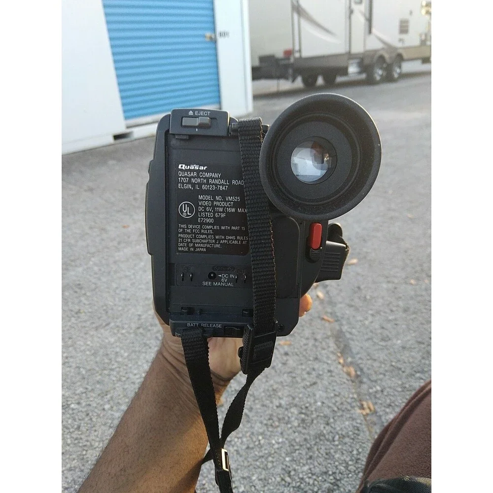Quasar VM-525 VHS-C Camcorder Palmcorder Analog Recorder No Changer
